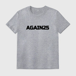 Футболка хлопковая мужская Опять 25, цвет: меланж