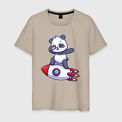 Мужская футболка Rocket panda