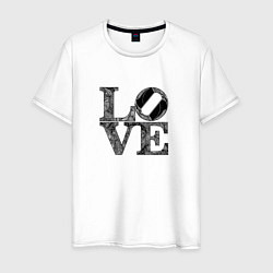 Мужская футболка L o v e