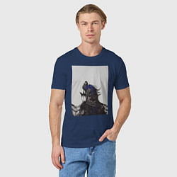Футболка хлопковая мужская Artorias of the Abyss, цвет: тёмно-синий — фото 2