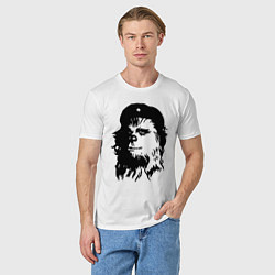 Футболка хлопковая мужская Star wars - Chewie Guevara, цвет: белый — фото 2