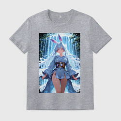 Мужская футболка Зайка в гармонии с природой