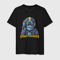 Мужская футболка Monkey space soldier