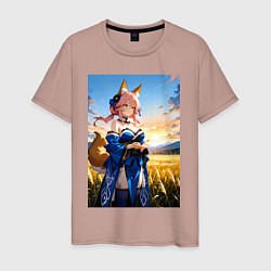 Мужская футболка Tamamo no Mae Fate Grand Order