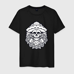 Мужская футболка Mexico skull