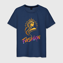 Мужская футболка Fashion - портрет девушки