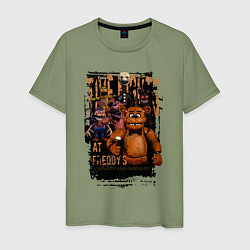 Мужская футболка Аниматроники из Five Nights at Freddys