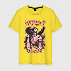 Мужская футболка Клинок рассекающий демонов Nezuko Kamado