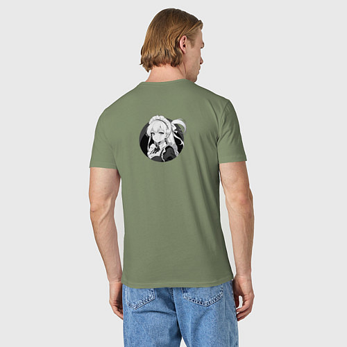 Мужская футболка Ретро горничная служанка / Авокадо – фото 4