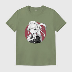 Мужская футболка Ретро горничная служанка