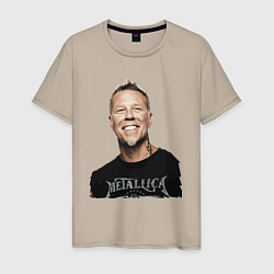 Мужская футболка James Alan Hetfield - Metallica leader