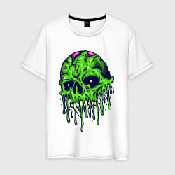 Мужская футболка Green skull