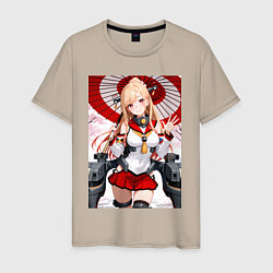 Мужская футболка Марин Китагава косплей Azur Lane