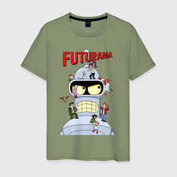 Мужская футболка Futurama all