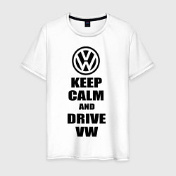 Мужская футболка Keep Calm & Drive VW