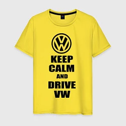 Мужская футболка Keep Calm & Drive VW