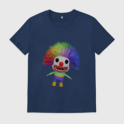 Мужская футболка Cartoon clown colorful hair