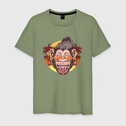 Мужская футболка Summer monkey