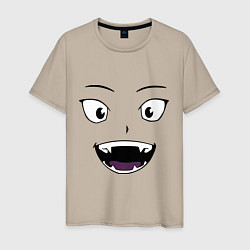 Мужская футболка Лицо вампира в стиле аниме