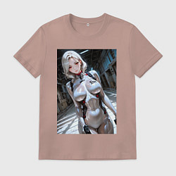 Мужская футболка Девушка-наемница