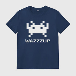 Мужская футболка Space invader wazzzup