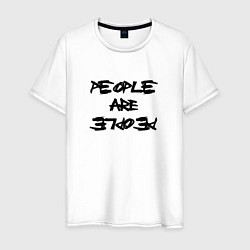 Мужская футболка Depeche Mode - people are people font