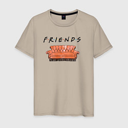 Мужская футболка Friends - logo
