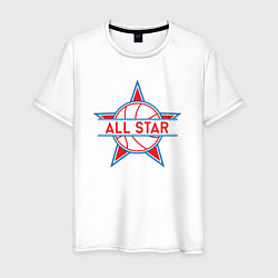 Мужская футболка All-star basketball