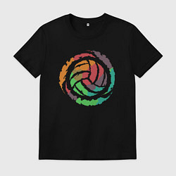 Мужская футболка Color volleyball