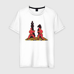 Мужская футболка Karate chess
