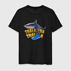 Мужская футболка Brainrot shark memes meme