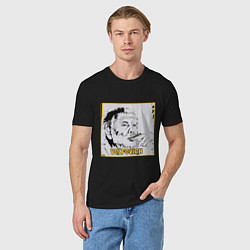 Футболка хлопковая мужская Volfovich Art Black coin, цвет: черный — фото 2