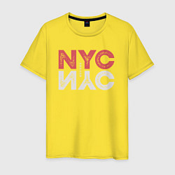 Мужская футболка NYC coordinates