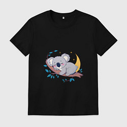 Мужская футболка Сон коалы на ветке