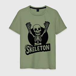 Мужская футболка Skeleton с поднятыми руками