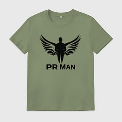 Мужская футболка Пиарщик с крыльями