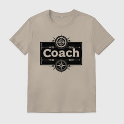 Мужская футболка Коуч стимпанк