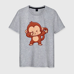 Мужская футболка Dabbing monkey
