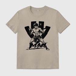 Мужская футболка ММА аниме