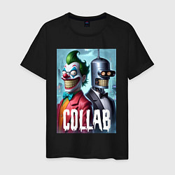 Мужская футболка Joker and Bender - collab