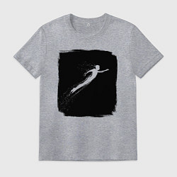 Мужская футболка Плывущий под водой