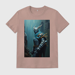 Мужская футболка Рыцарь в броне в стиле Dark Souls