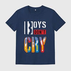 Мужская футболка Мужчины не плачут