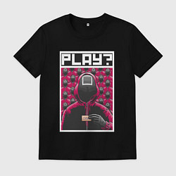 Мужская футболка Давай сыграем в кальмара