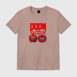 Мужская футболка Doom кака демон