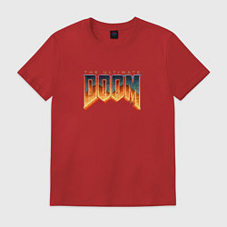 Мужская футболка Doom ultimate logo