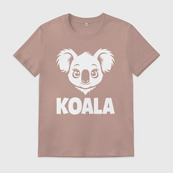 Мужская футболка Коала с большими глазами