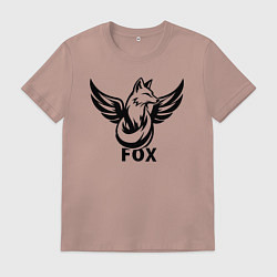 Мужская футболка Крылатая лиса