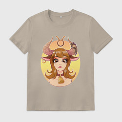 Мужская футболка Телец анимешка