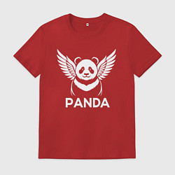 Мужская футболка Панда с крыльями